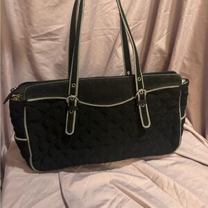 Savannah Black Quilted Vera Bradley Women's Bag